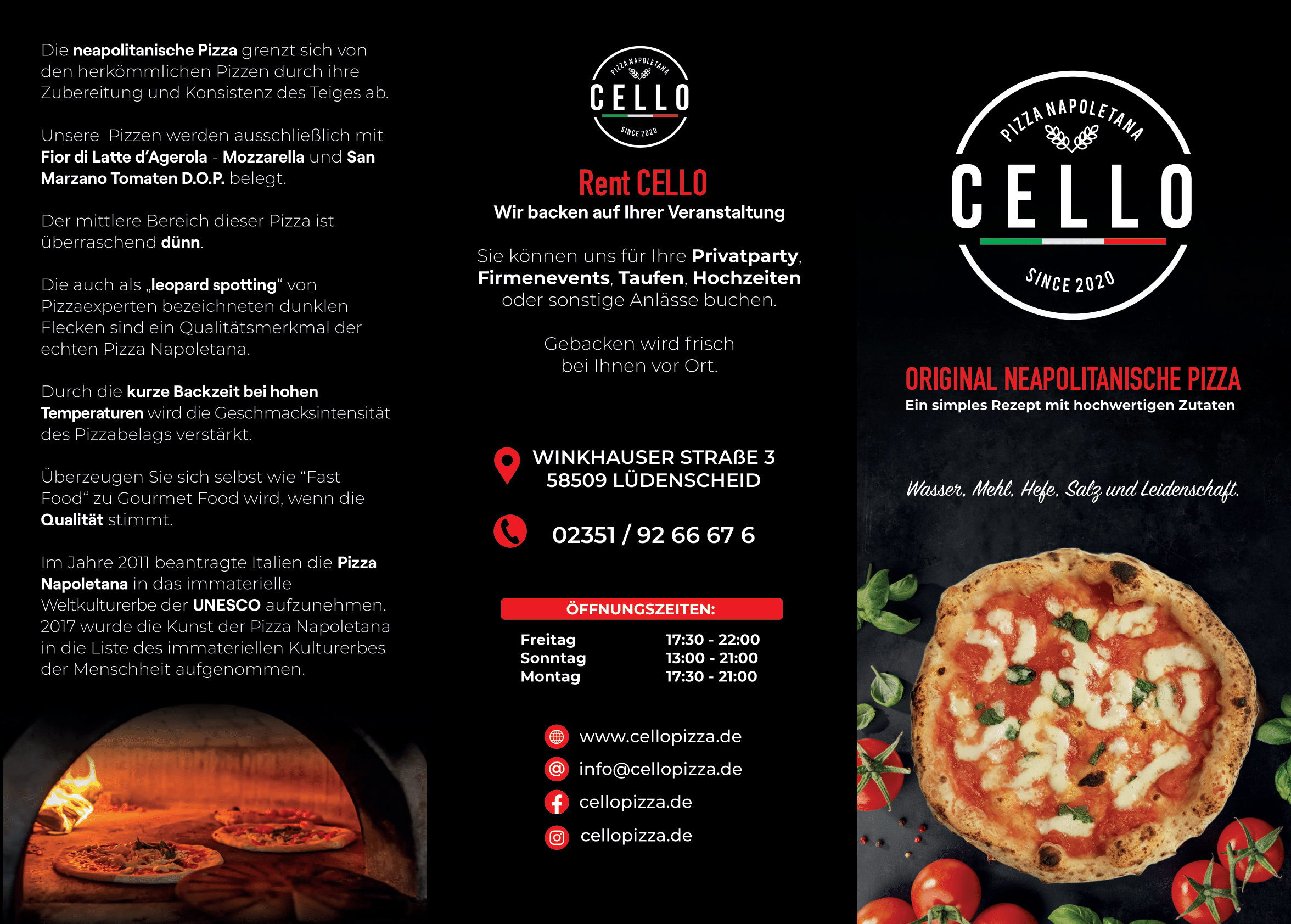 CELLO PIZZA NAPOLETANA SINCE 2020
